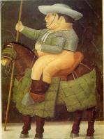 Botero, Fernando - Abstract oil painting.